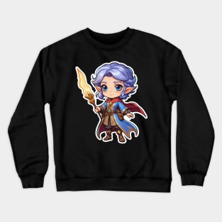 Mage Fantasy Illustration Crewneck Sweatshirt